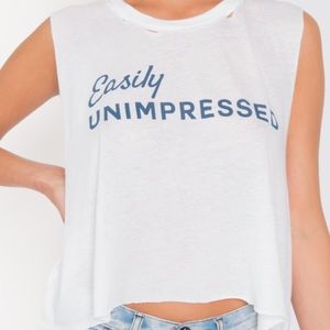 Easily unimpressed WILDFOX muscle tank!